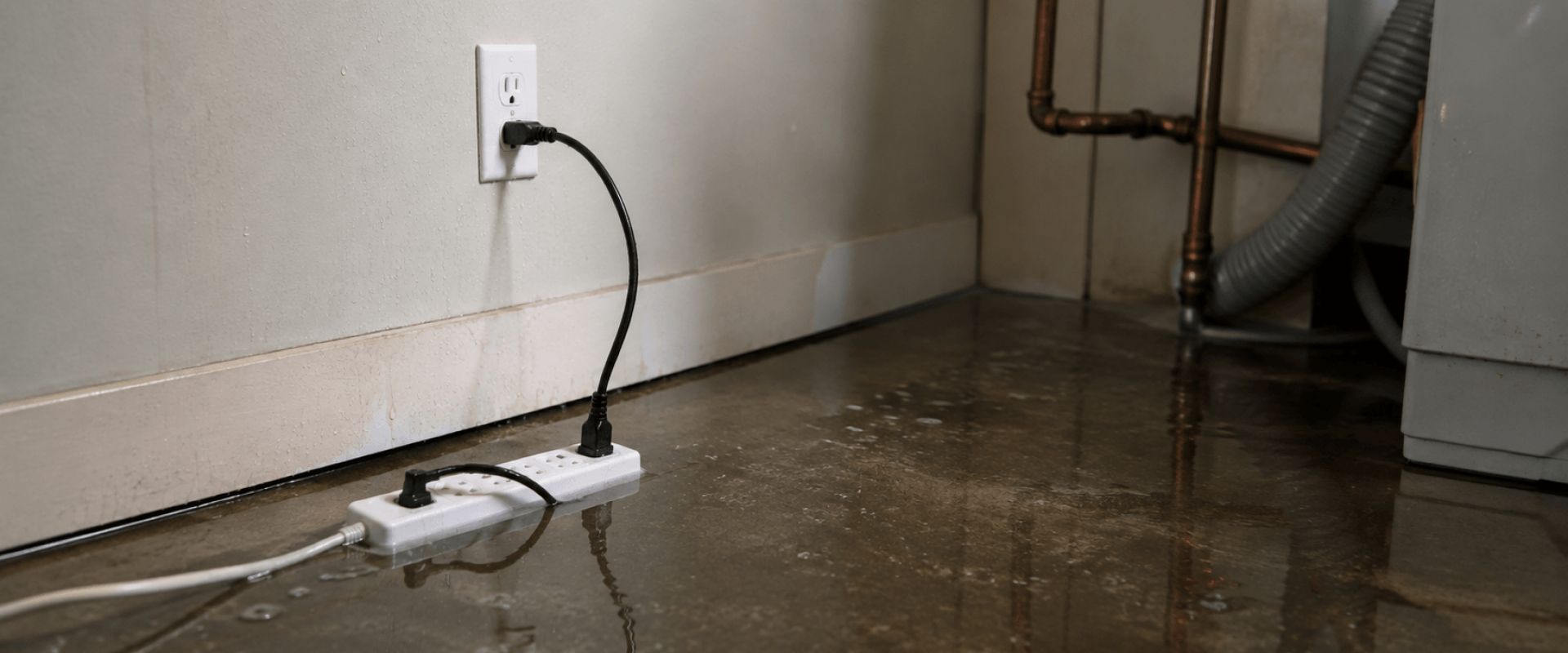 Burst pipe causing water damage inside a Georgetown TX home